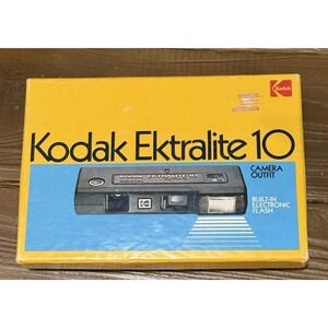 Kodak Ektralite 10 Yellow and Blue Camera Outfit Box